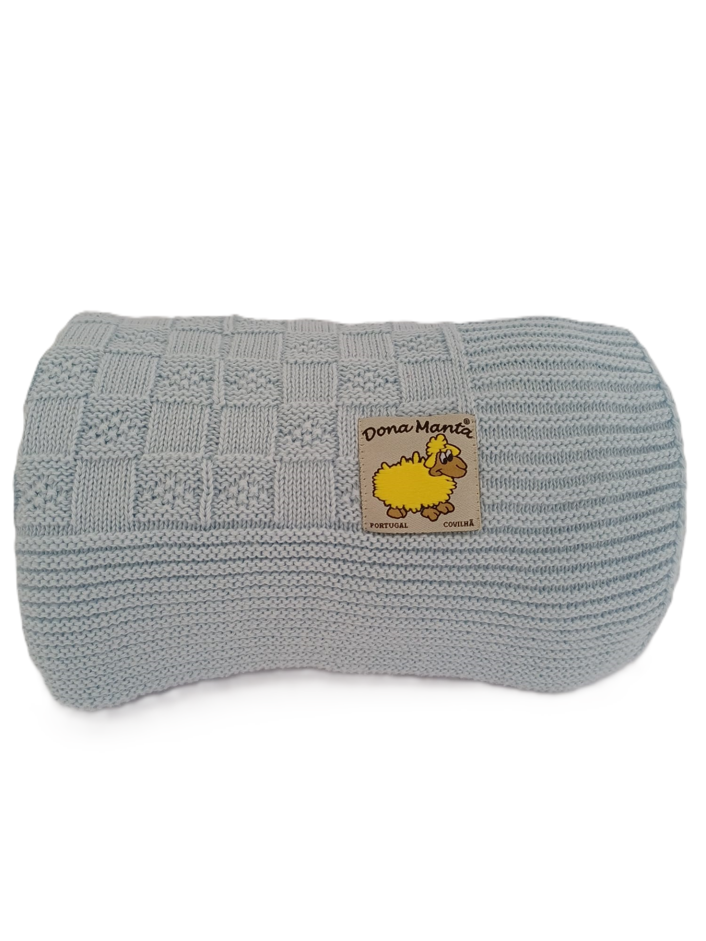 Manta Tricotada de Algodão para Bebé