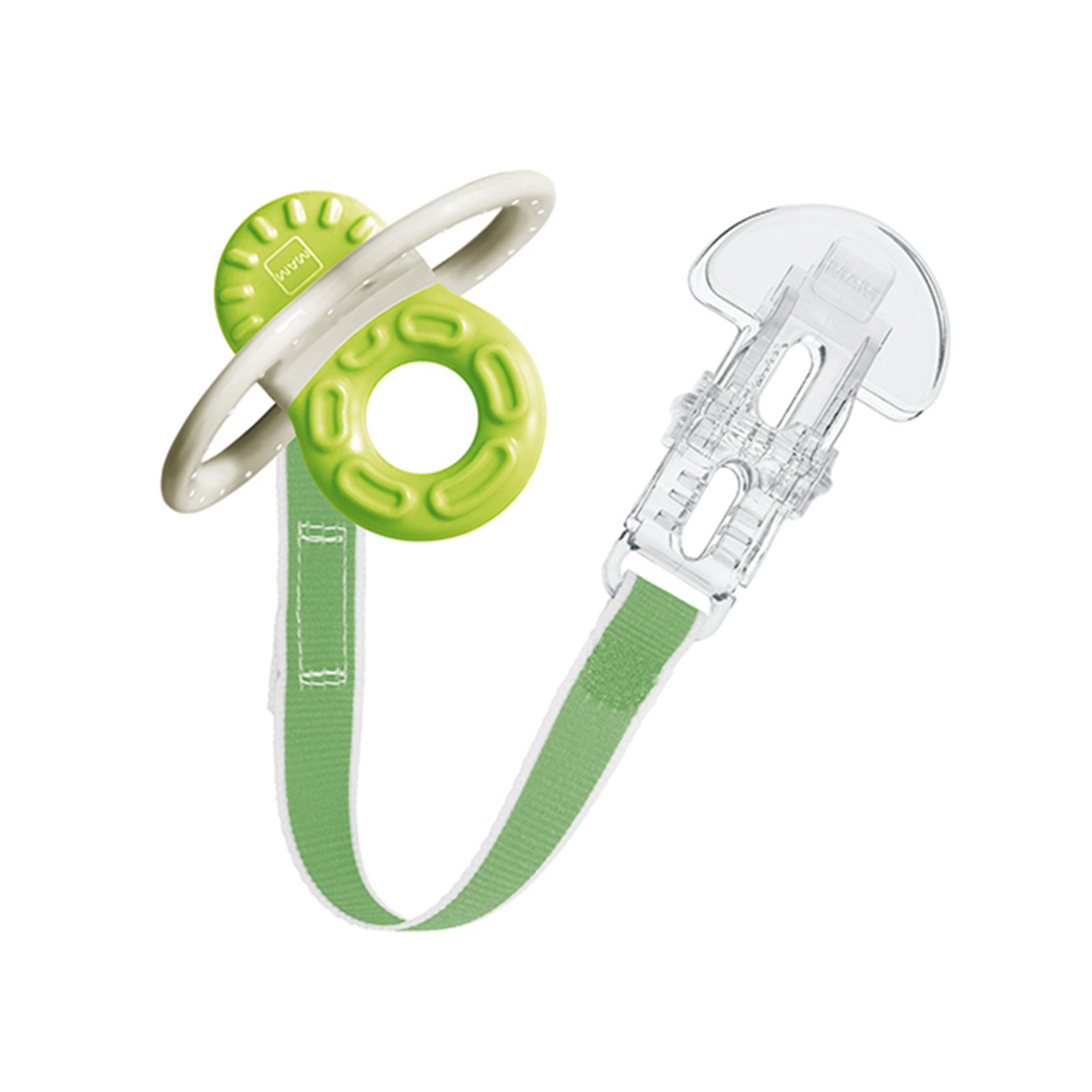 MAM mordedor Bite & Relax fase 1 c/ clip - 2+ meses