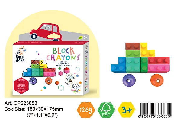Block Crayons Carro Haku Yoka