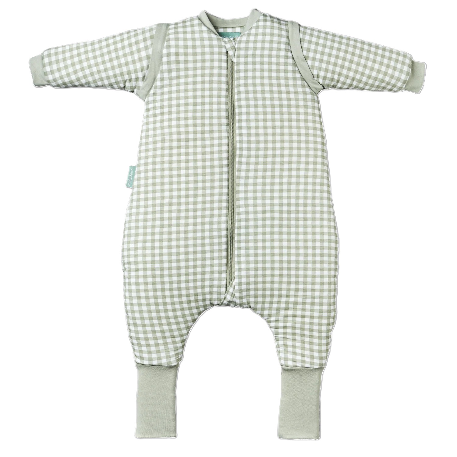 MOLIS Macacão P/ Dormir C/ Mangas Mint Tea TOG 2.5