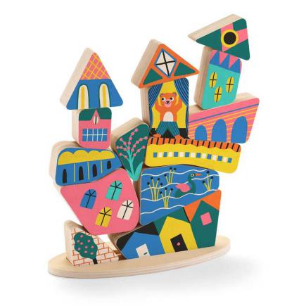 Ze Stakaboom - Jogo de Equilibrar Peças de Madeira