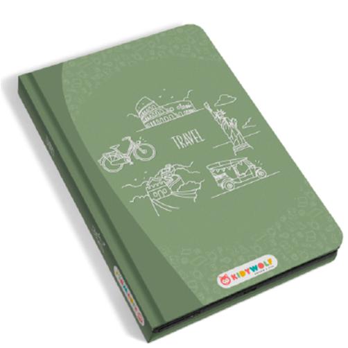 KIDYWOLF Bloco de Desenho c/ Ilustrações Viagens