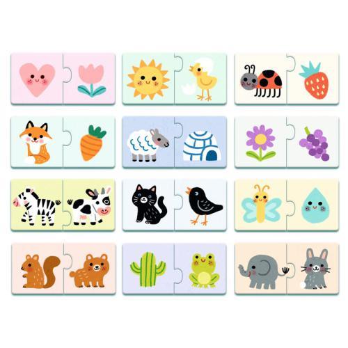 DJECO Puzzle Duo: Cores
