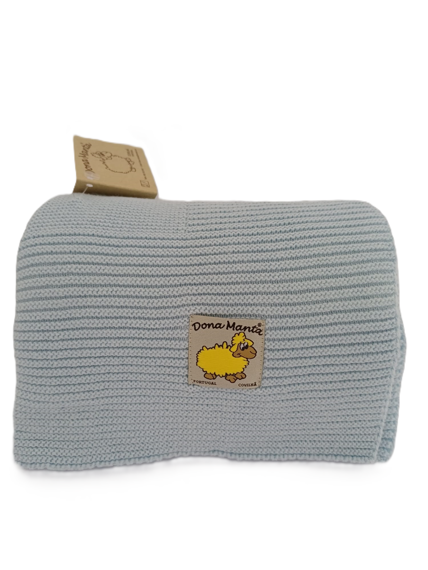 Manta Tricotada de Algodão para Bebé