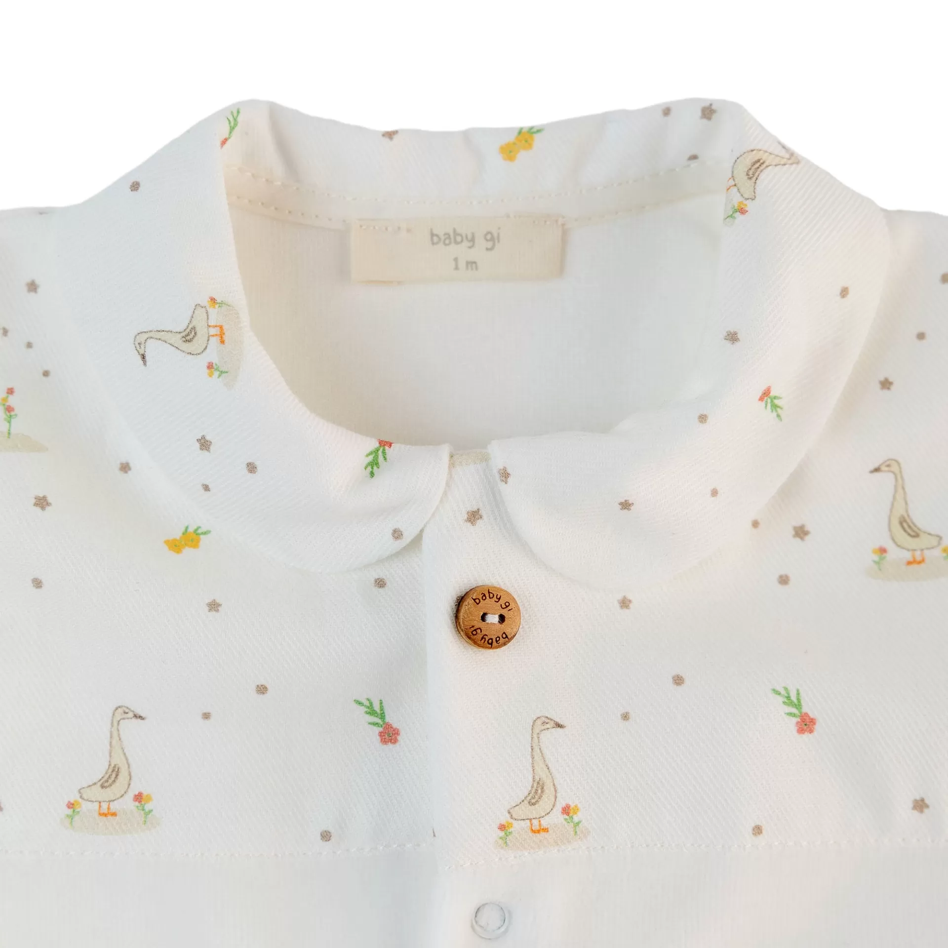 BABY GI Babygrow Veludo Goose