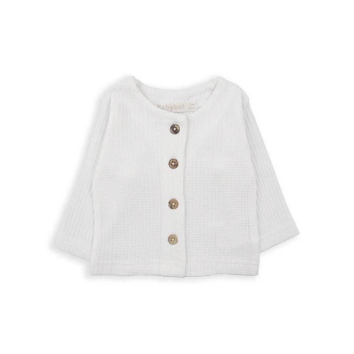 BABYBOL Casaco Bebé Menina Branco