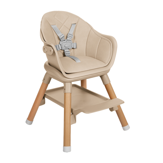 KIKKA BOO WOODY Cadeira da Papa Bege