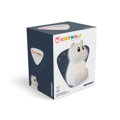 Kidynight Luz presença Hipopótamo