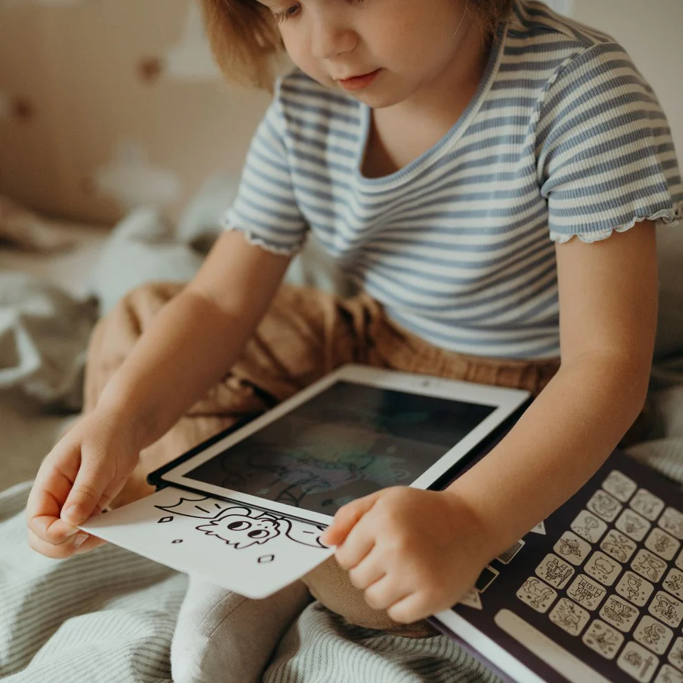 KIDYWOLF Bloco de Desenho c/ Ilustrações Fantasia