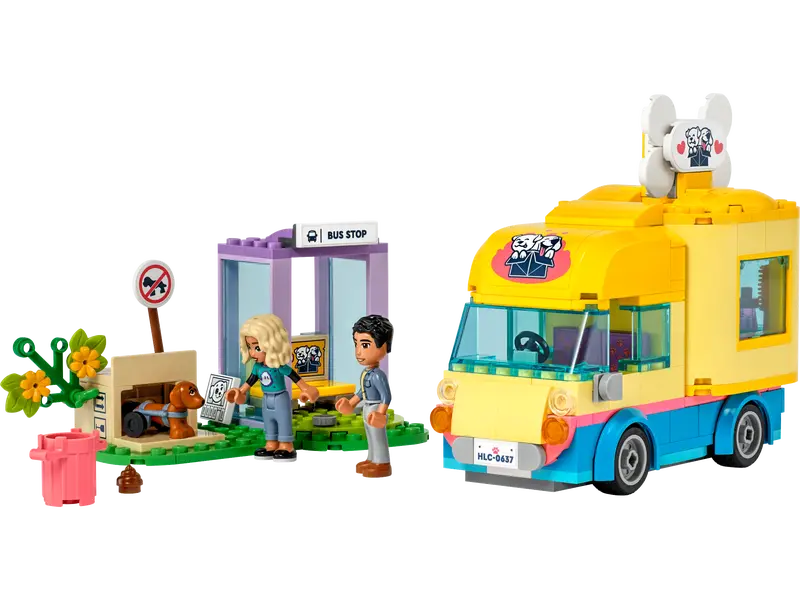 Carrinha de resgate de cães LEGO