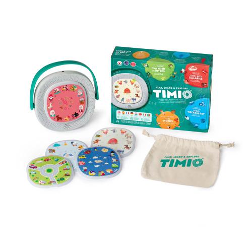 TIMIO Starter pack com leitor e 5 discos