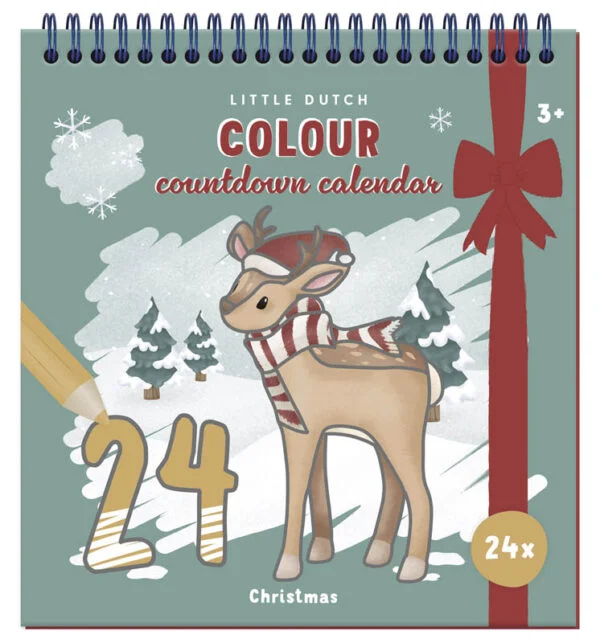 LITTLE DUTCH Calendário do Advento p/ Colorir