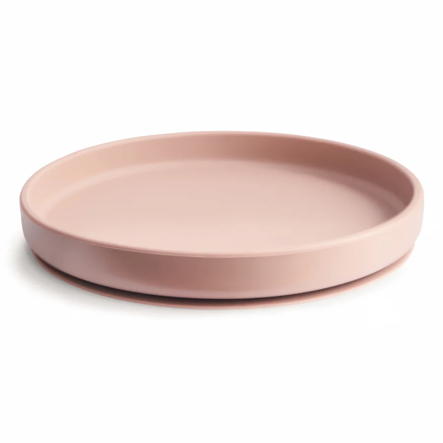 MUSHIE Prato c/ Ventosa Silicone Blush