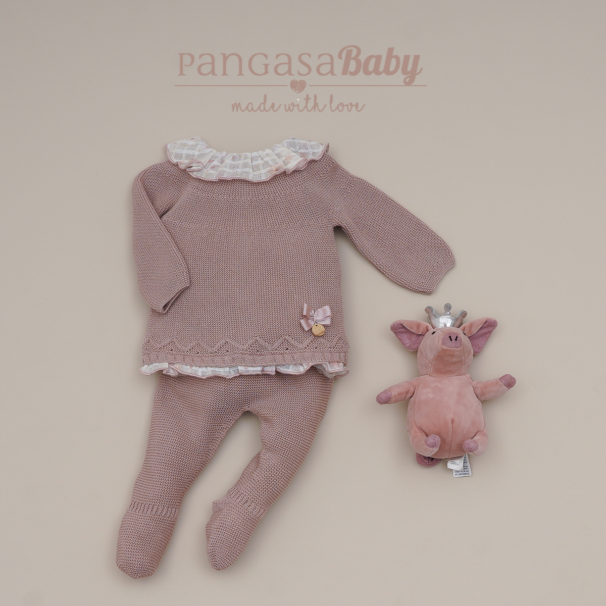 PANGASA Conj. Primeira Roupa Vintage