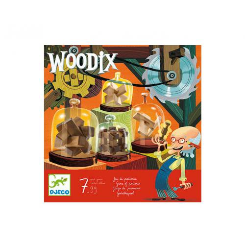 Djeco Woodix - Jogo de Lógica c/ Peças de Madeira