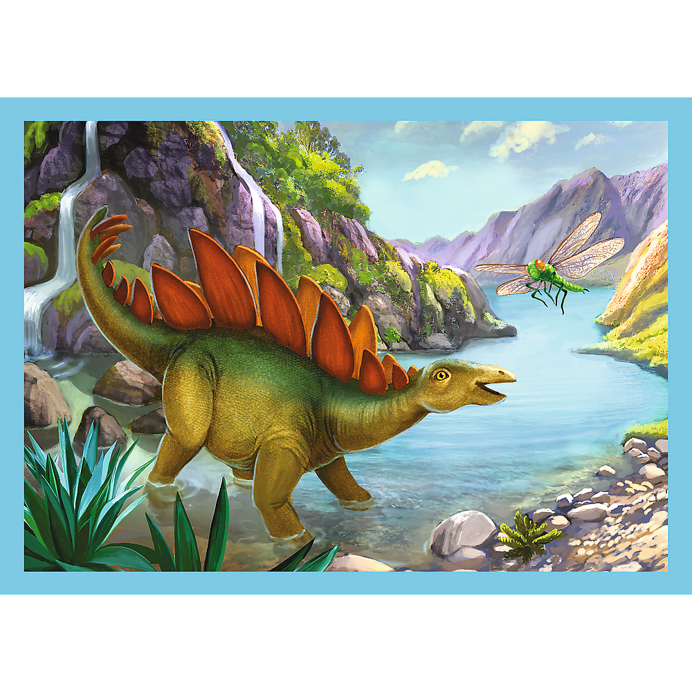Puzzles 4 em 1 - Dinossauros