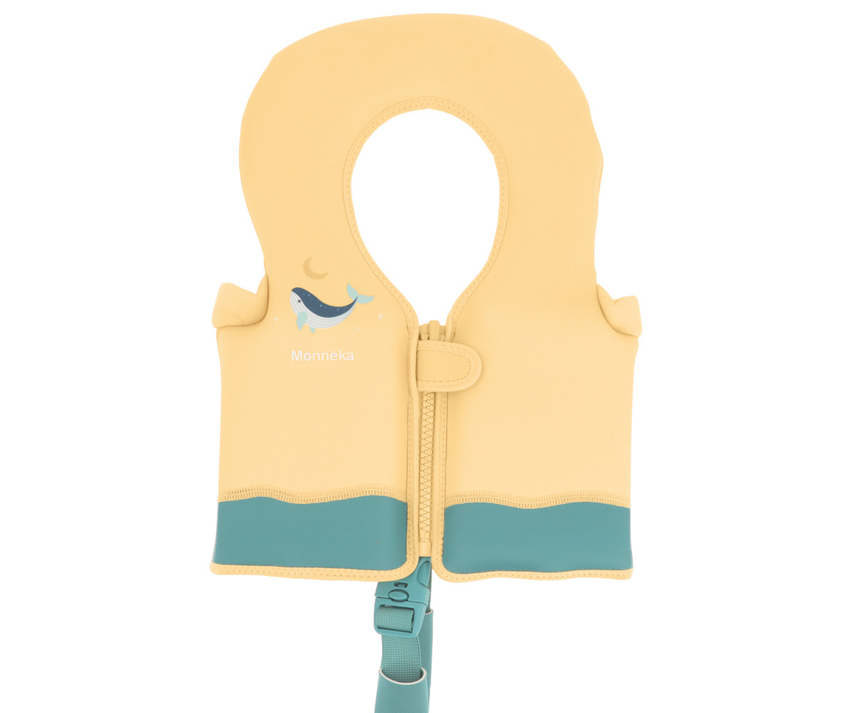 MONNEKA Colete Flutuador Whale Teal Learning 1-2 Anos