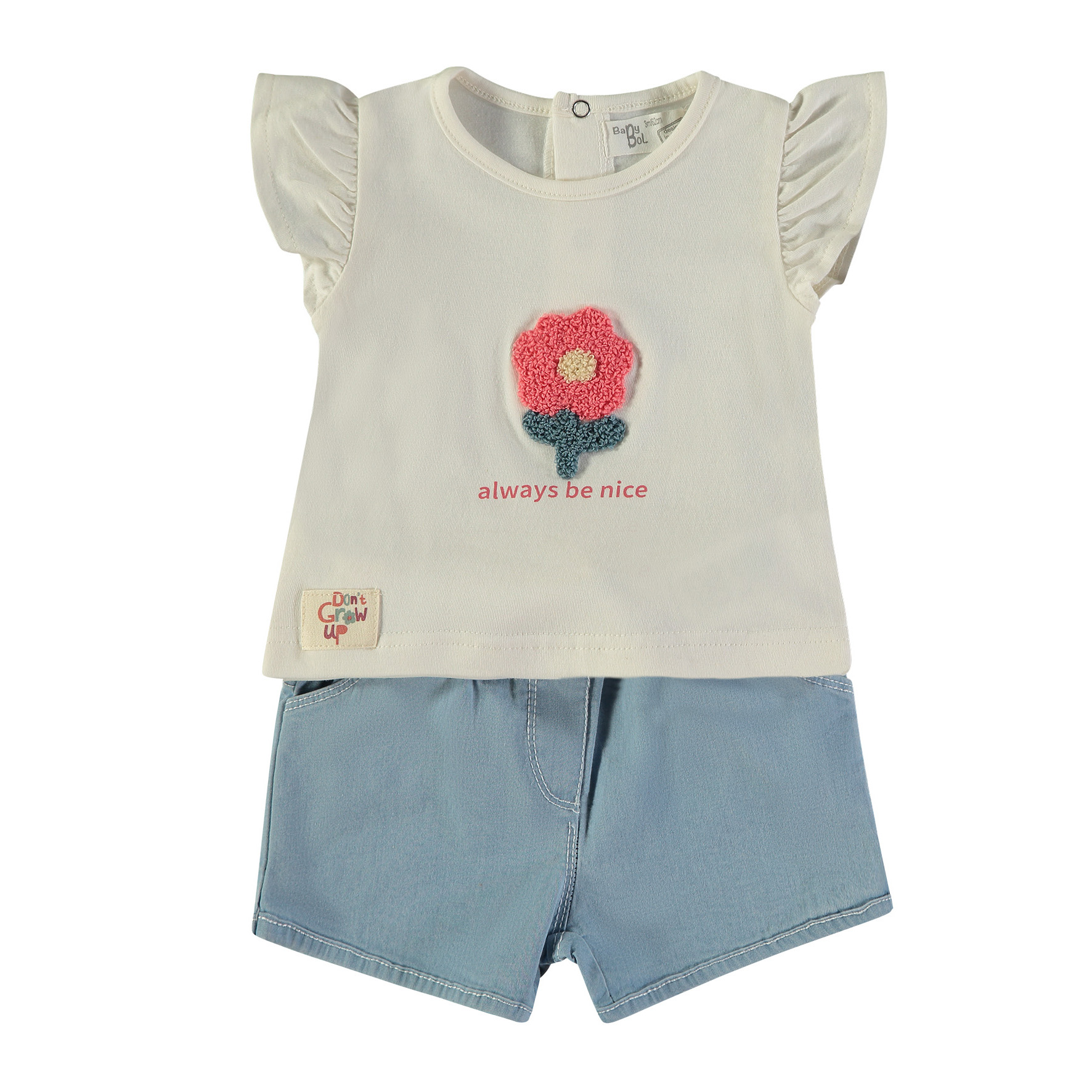 BABYBOL Conj. Calções e T-Shirt Always Be Nice