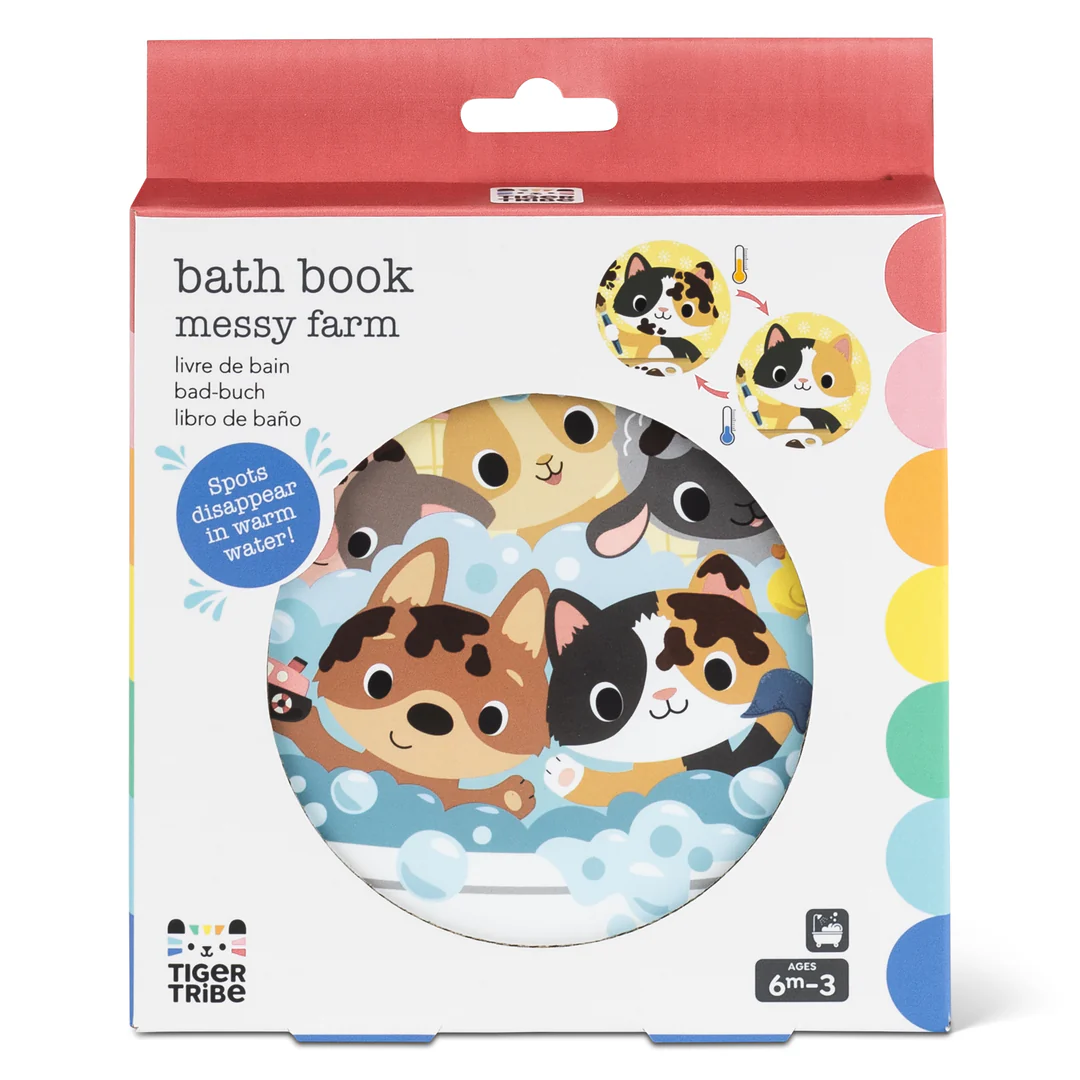 TIGER TRIBE  Livro de Banho Messy Farm
