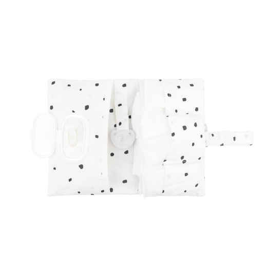 KIKKABOO Bolsa Fraldas Bear Whith Me Branco