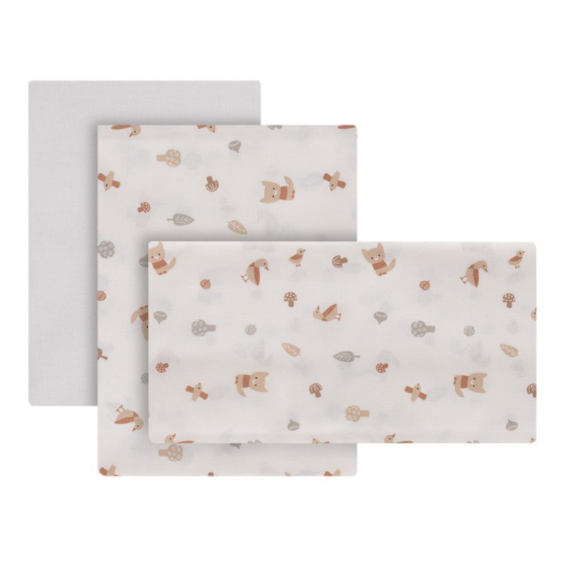 CAMBRASS Jogo Lençóis 3 Pçs Senda Beige