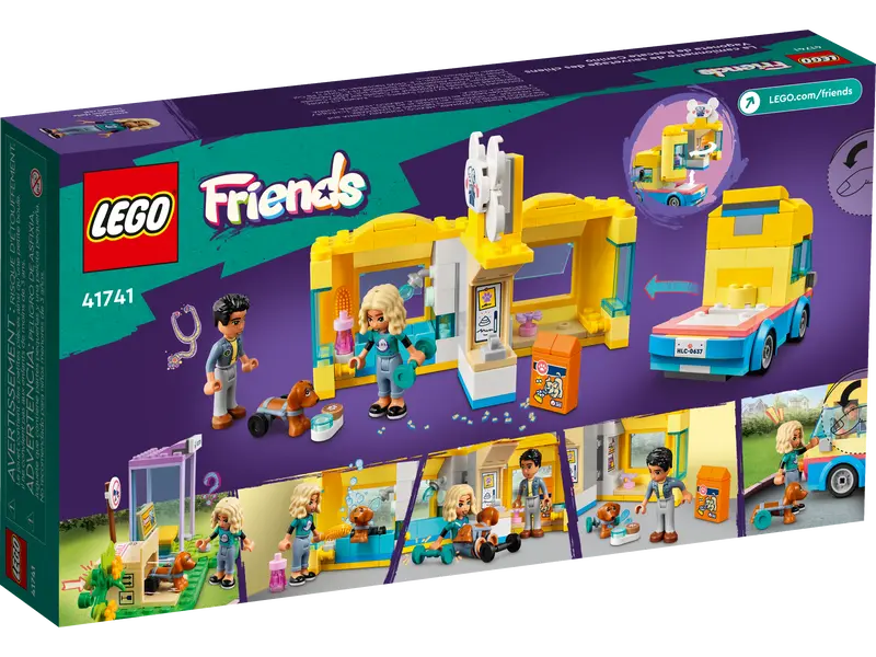 Carrinha de resgate de cães LEGO