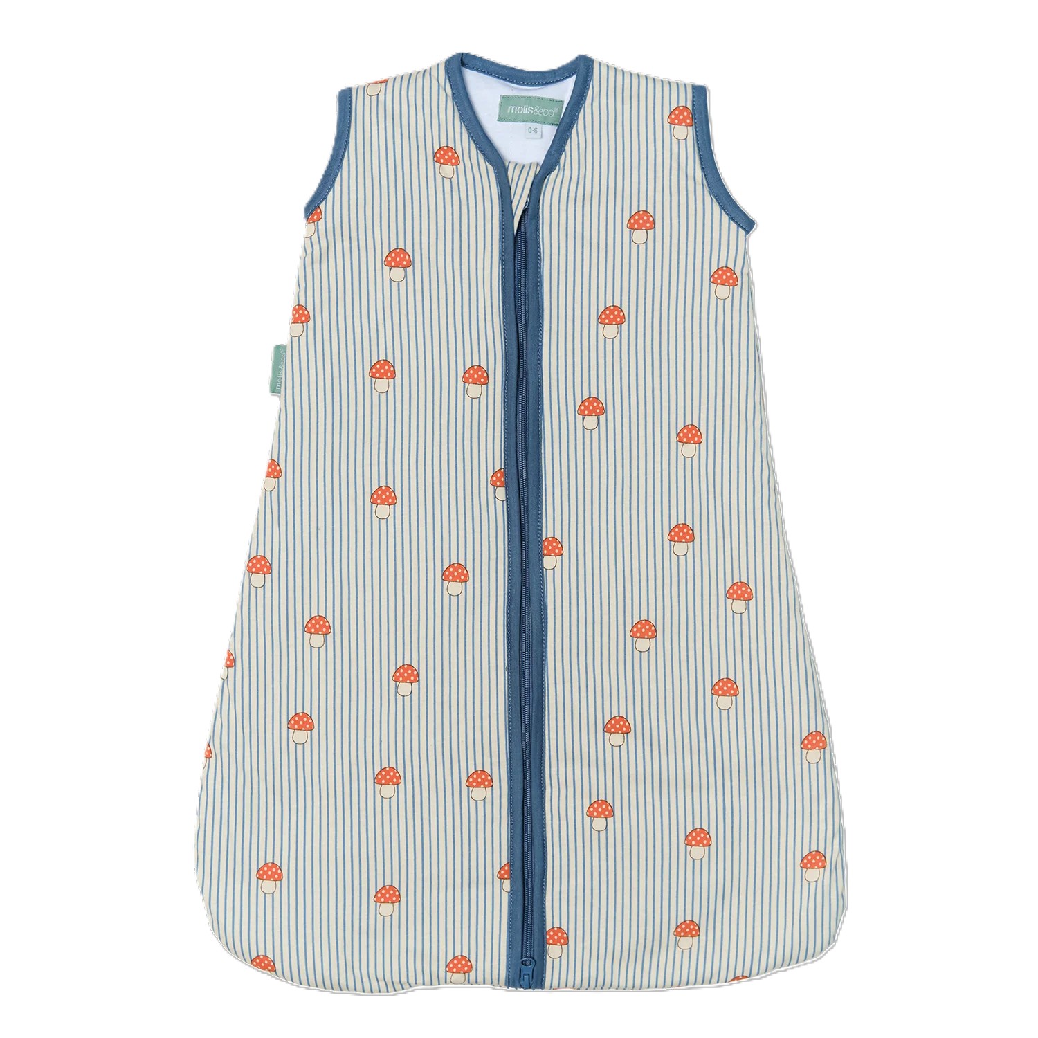 MOLIS&CO Saco de Dormir Bebé - Cogumelos - TOG 1
