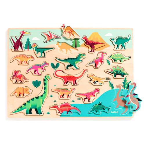 DJECO Puzzlo Dino Puzzle Dinossauros