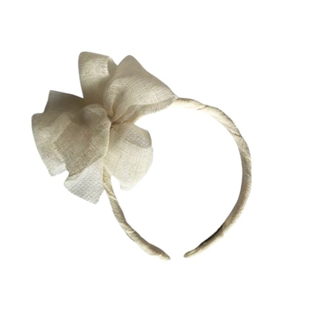 Bandolete linho branco Cuni