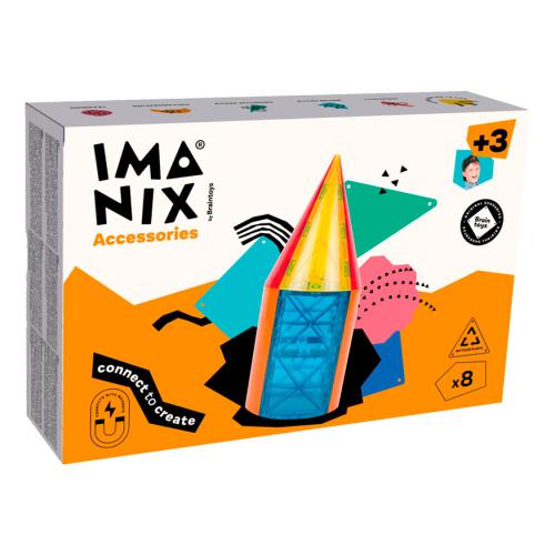 Braintoys Imanix Classico Curvas 8 peças