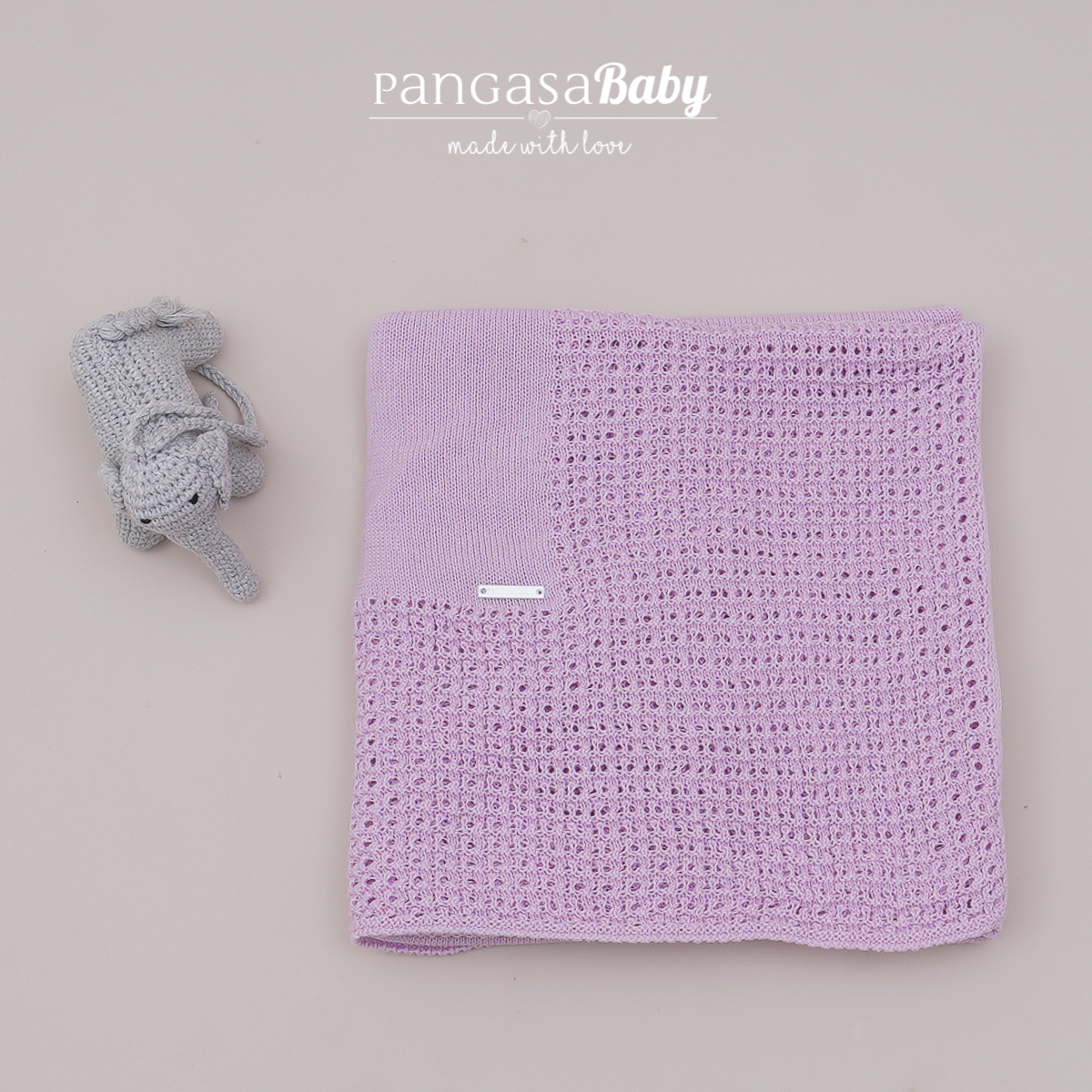 PANGASA Manta Algodão Lilás