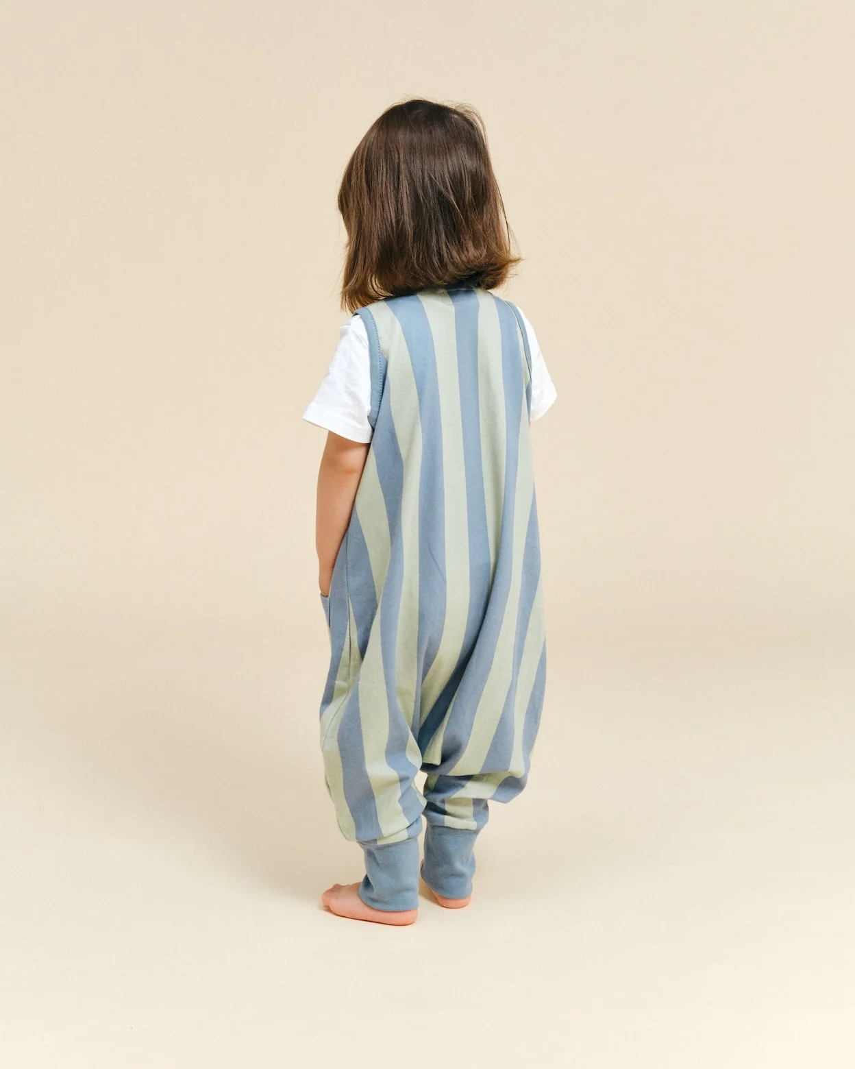MOLIS&CO Macacão de Dormir  Green & Blue Stripes TOG 0,5