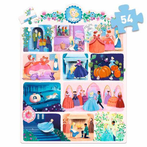 DJECO Puzzle 54 Pçs Cinderela