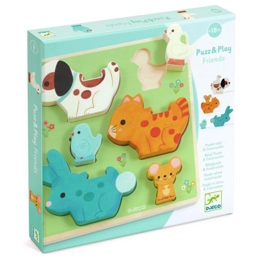 DJECO Puzz & Play Friends: Puzzle Madeira