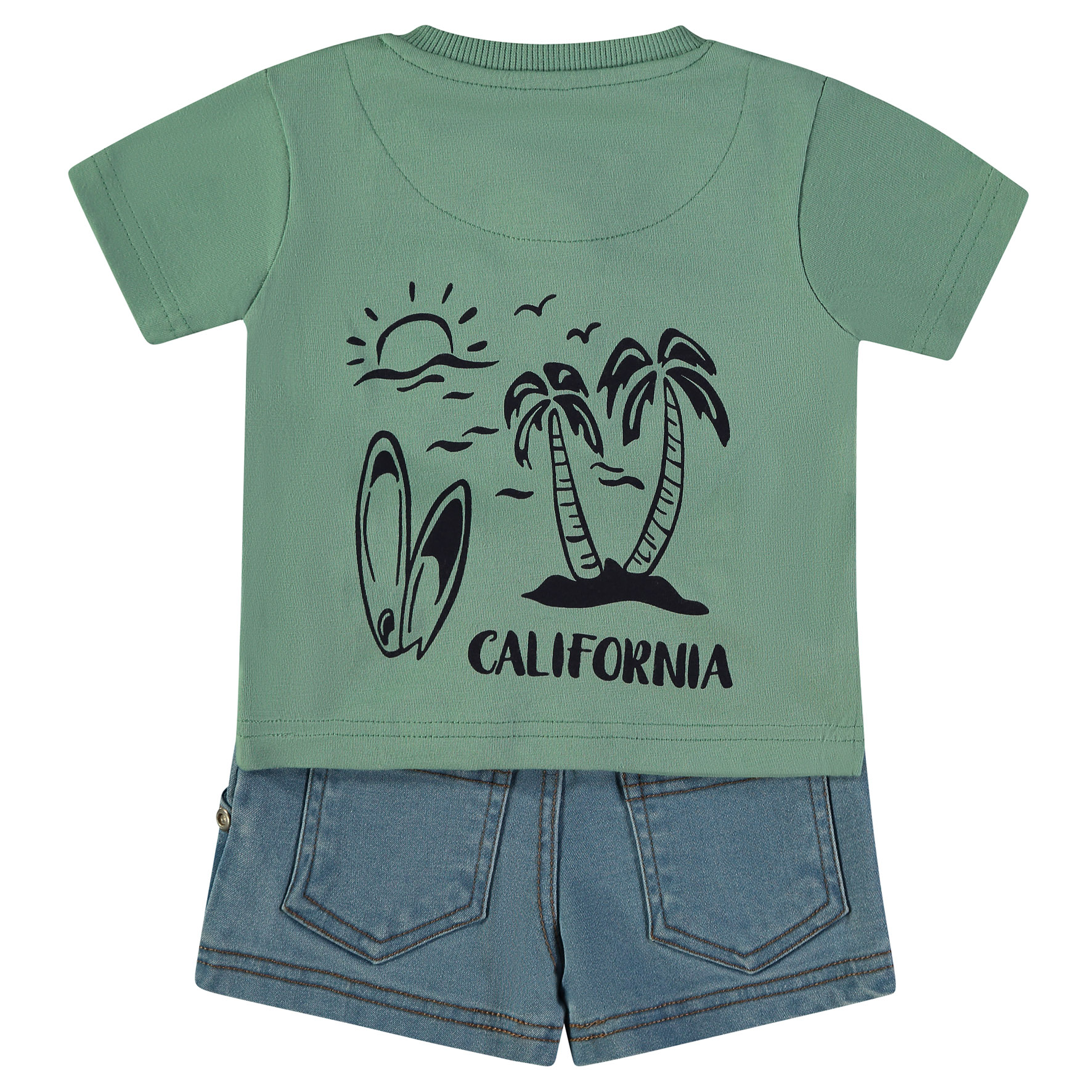 BABYBOL Conj. Calções e T-Shirt California