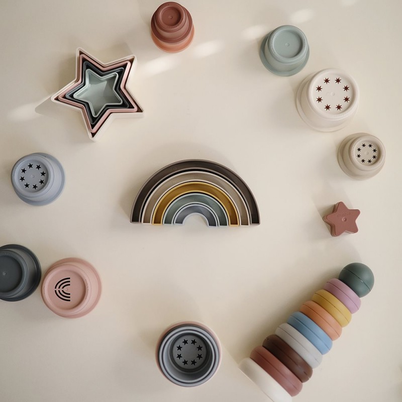 Arcoíris Empilhavél Solid Hillside 16.8x7.6x3 CM