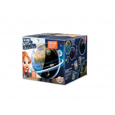 Globo rotativo c/ luzes dia/noite Buki