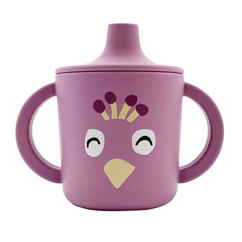 TRIXIE Copo de Aprendizagem Silicone Mrs. Peacock