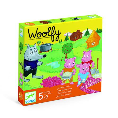 DJECO Woolfy Os 3 Porquinhos - Jogo de Cooperação