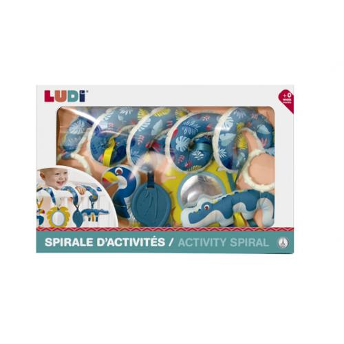 Espiral de Atividades Sensoriais - Crocodilo