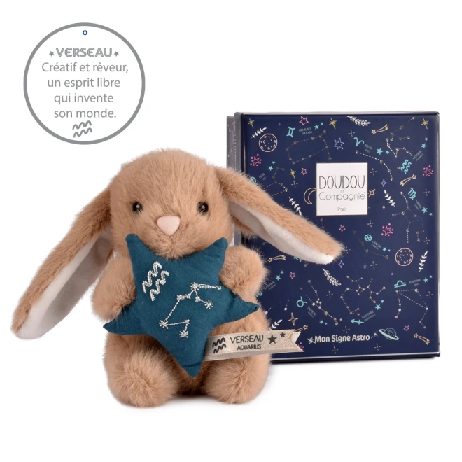 DOUDOU ET COMPAGNIE Doudou Astro Aquário 12 cm