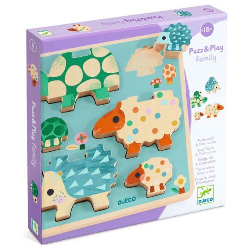 DJECO Puzz & Play Family: Puzzle Madeira