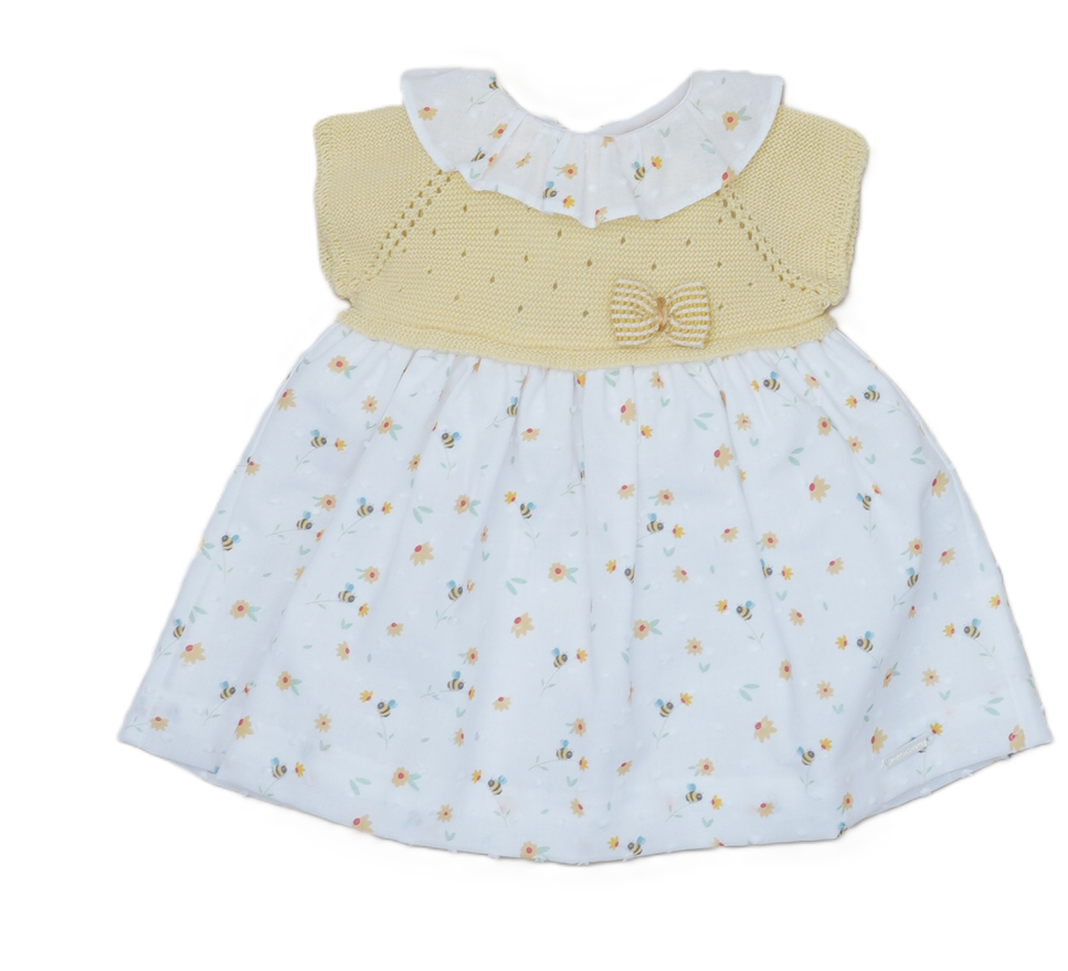 Vestido Bebé Abelhas Pangasa