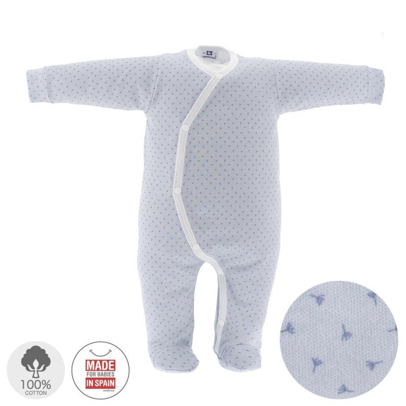 Pijama algodão azul Cambrass