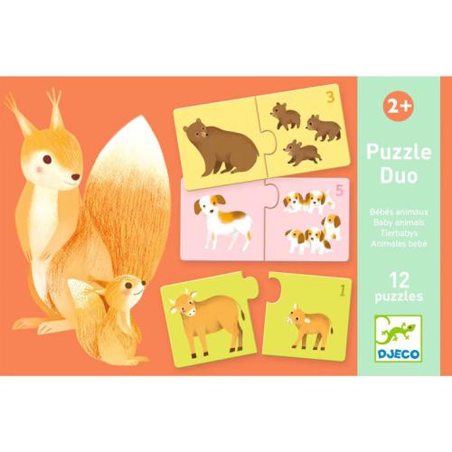 Djeco Puzzle Duo - Animais Bebés