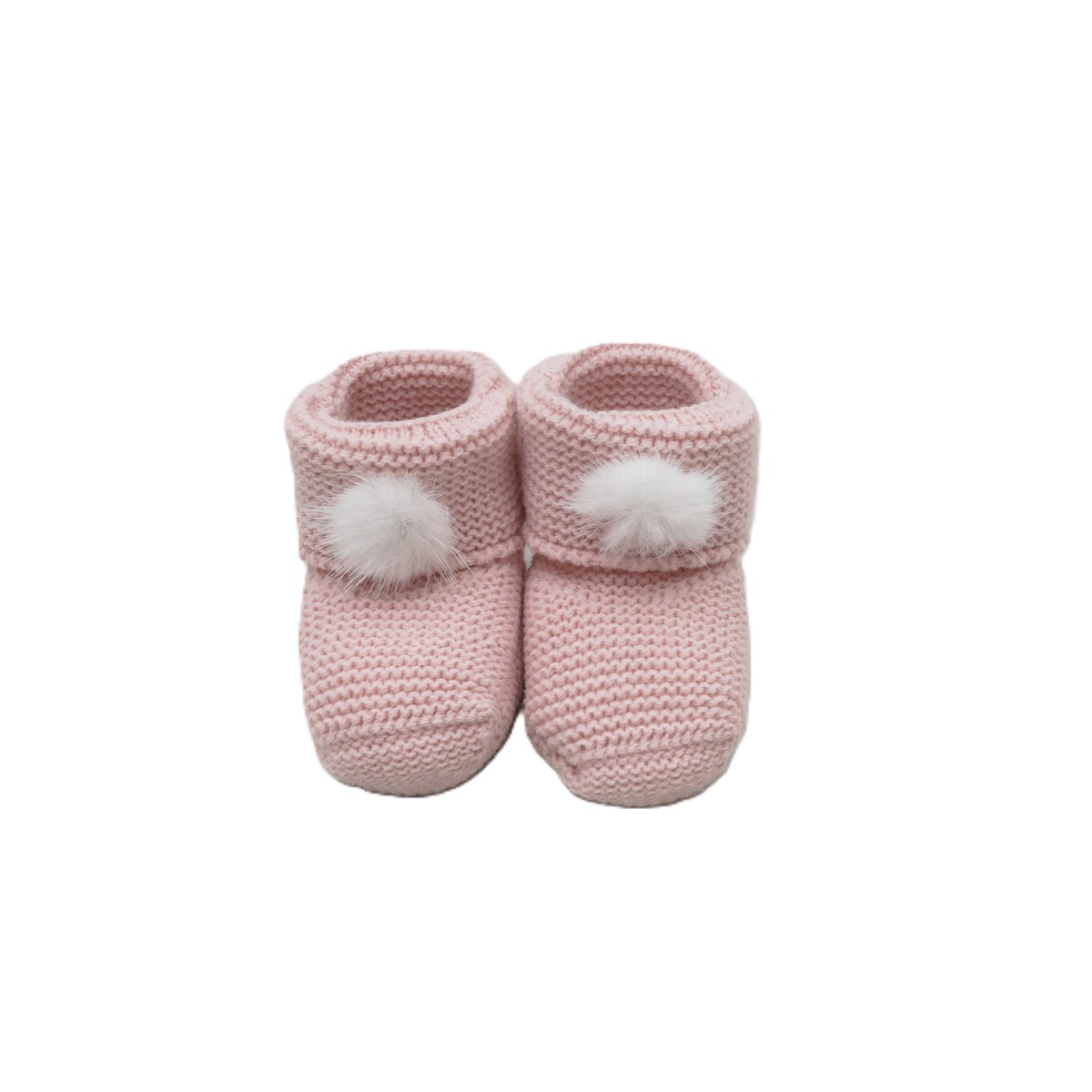Botitas pompom rosa bebé Pangasa Baby