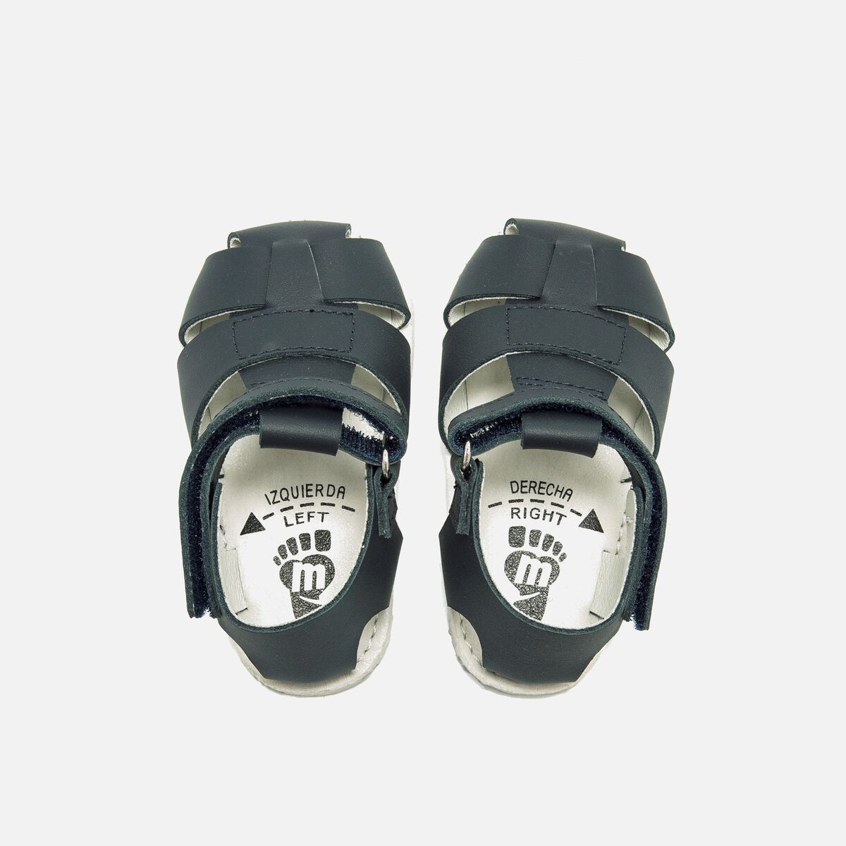 MTNG. Sandálias Pele Azul Marinho