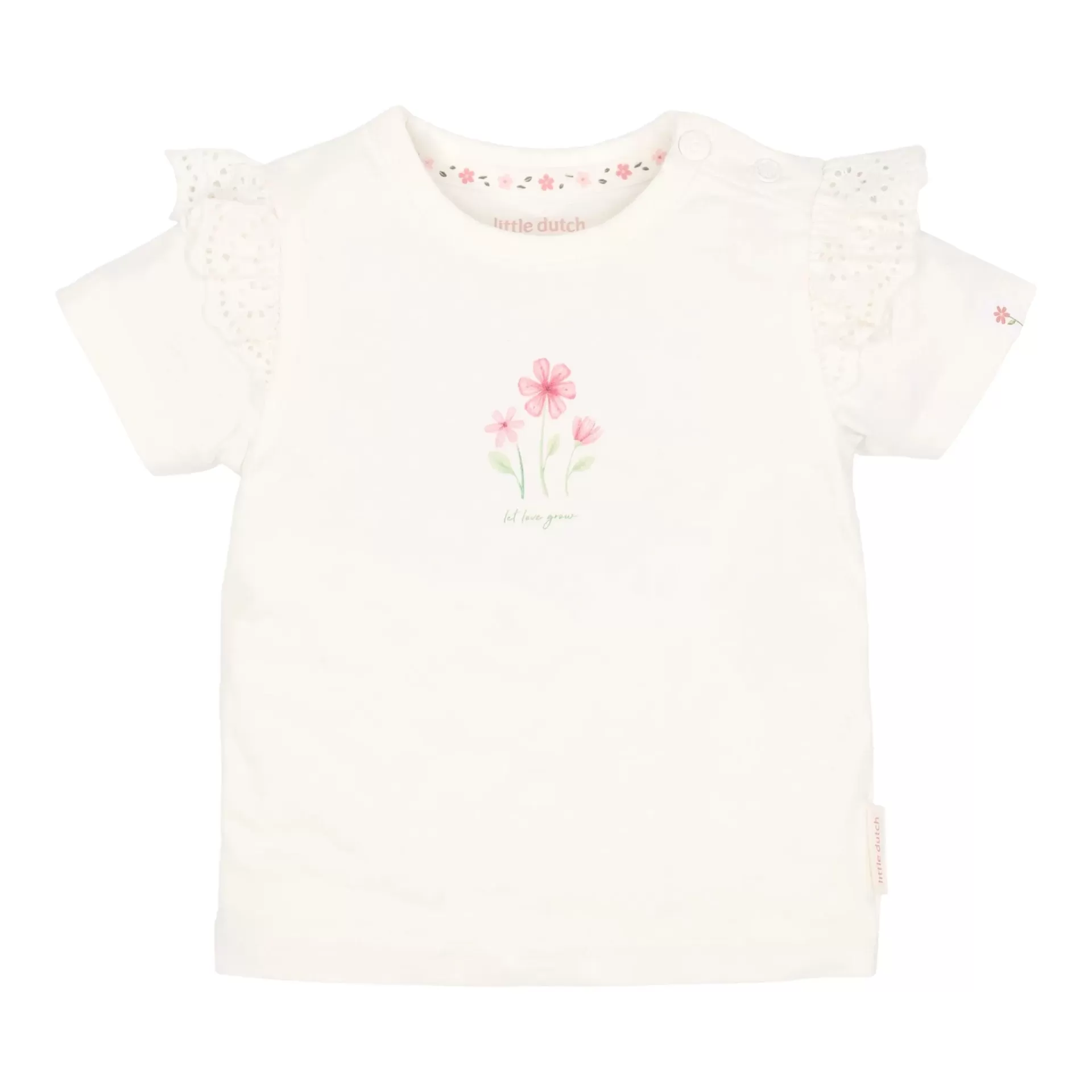 LITTLE DUTCH T-Shirt Estampa Flores