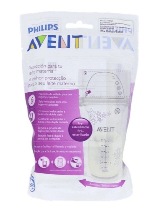 Avent Sacos Armazenamento Leite Materno 25und
