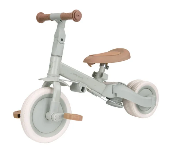 LITTLE DUTCH Triciclo 4 em 1 Verde